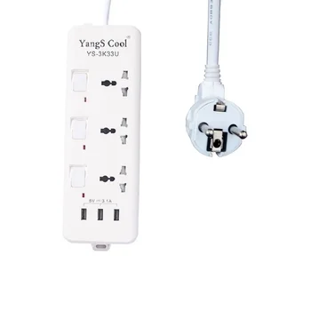 Power Strip,Universal Way AC Outlets Plug,3 USB Ports Individually Switched Extension Socket,1.5/3/5M AU EU UK US Israel PLUG
Power Strip,Universal Way AC Outlets Plug,3 USB Ports Individually Switched Extension Socket,1.5/3/5M AU EU UK US Israel PLUG