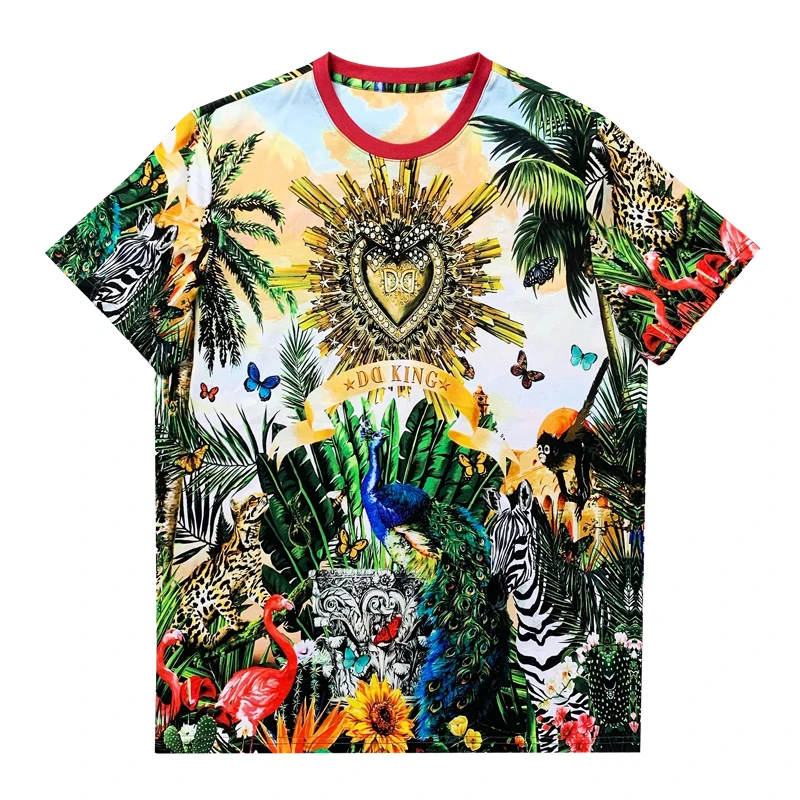 2020 Summer New Design For Men's Tshirt Doodle Pattern Printing Digital Mercerized Comfortable Material Brand Dolce Top Round T
2020 Summer New Design For Men's Tshirt Doodle Pattern Printing Digital Mercerized Comfortable Material Brand Dolce Top Round T