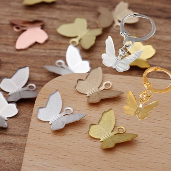 100PCS 11mmx13mm Metal Copper Butterfly Filigree Wraps Connectors Butterfly Charms DIY Supplies For Jewelry Making Earrings 
100PCS 11mmx13mm Metal Copper Butterfly Filigree Wraps Connectors Butterfly Charms DIY Supplies For Jewelry Making Earrings