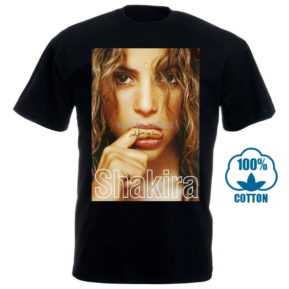 Mans Unique Cotton Short Sleeves O Neck T Shirt Shakira Fixation T Shirt 011736
Mans Unique Cotton Short Sleeves O Neck T Shirt Shakira Fixation T Shirt 011736