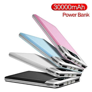 Power Bank 30000mAh Large Capacity Dual USB Quick External Battery Pack Charger Power Bank Portable Emergency Battery Charger
Power Bank 30000mAh Large Capacity Dual USB Quick External Battery Pack Charger Power Bank Portable Emergency Battery Charger
