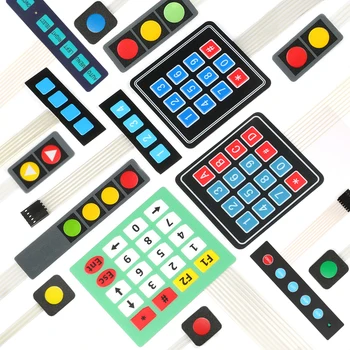 Membrane Switch Matrix Array Keyboard Keypad Control Panel Pad DIY Kit For Arduino 1 2 3 4 5 12 16 20 Key Button 3*4 4*4 4*5
Membrane Switch Matrix Array Keyboard Keypad Control Panel Pad DIY Kit For Arduino 1 2 3 4 5 12 16 20 Key Button 3*4 4*4 4*5