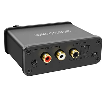 192KHz Stereo TV HDMI R L SPDIF Audio Adapter Volume Control Digital To Analog Aluminum Alloy Cinema DAC Converter For HD DVD
192KHz Stereo TV HDMI R L SPDIF Audio Adapter Volume Control Digital To Analog Aluminum Alloy Cinema DAC Converter For HD DVD