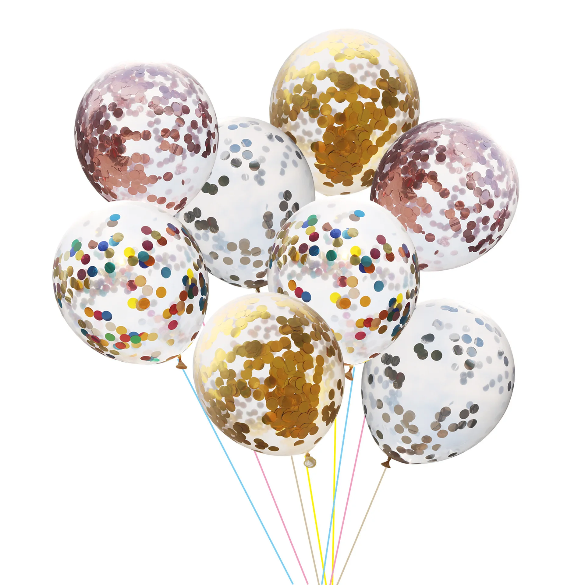 5Pcs Gold Foil Confetti Transparent Balloon Globos For Birthday Party Decoration 10 5Pcs Gold Foil Confetti Transparent Balloon Globos For Birthday Party Decoration 15