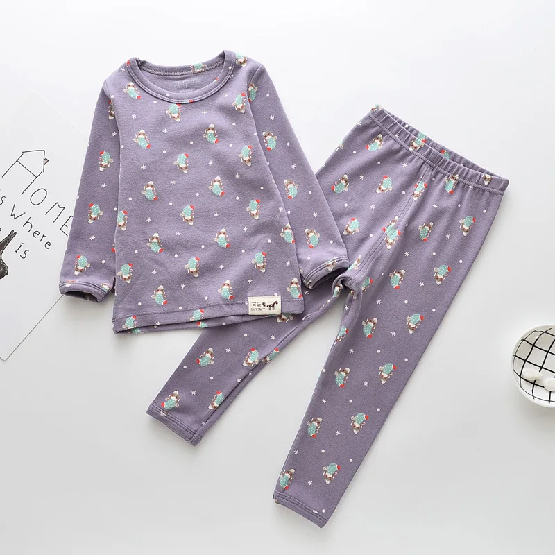 Coke Pear Children Tracksuit Baby Girls Printed Warm Homewear Set Children Thermal Underwear
Coke Pear Children Tracksuit Baby Girls Printed Warm Homewear Set Children Thermal Underwear