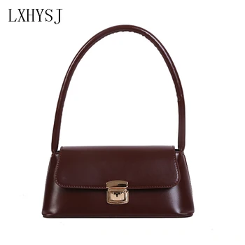 New Women Baguette Shape Bag Purse PU leather Shoulder Bags Leisure Lock Subaxillary Bag Mini Ladies Retro Bolsa Handbag HW585
New Women Baguette Shape Bag Purse PU leather Shoulder Bags Leisure Lock Subaxillary Bag Mini Ladies Retro Bolsa Handbag HW585