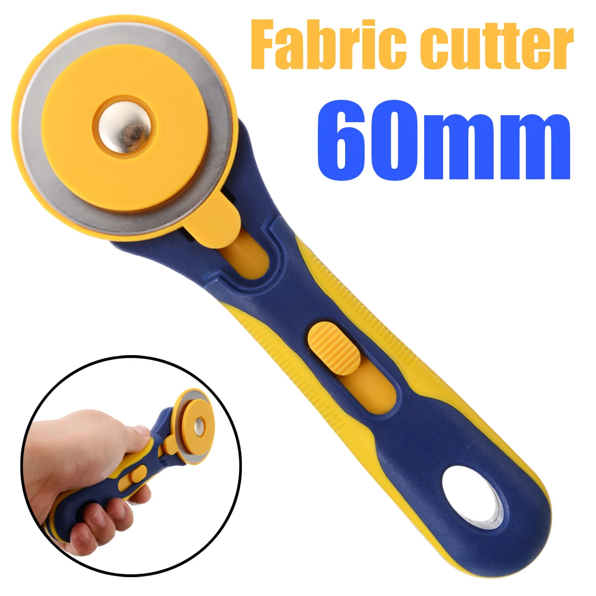 1pc Rotary Round Cutter For Patchwork Sewing Fabric Quilting Leather Craft 60mm Fabric Cutting Craft Tool Leathercraft Tool
1pc Rotary Round Cutter For Patchwork Sewing Fabric Quilting Leather Craft 60mm Fabric Cutting Craft Tool Leathercraft Tool