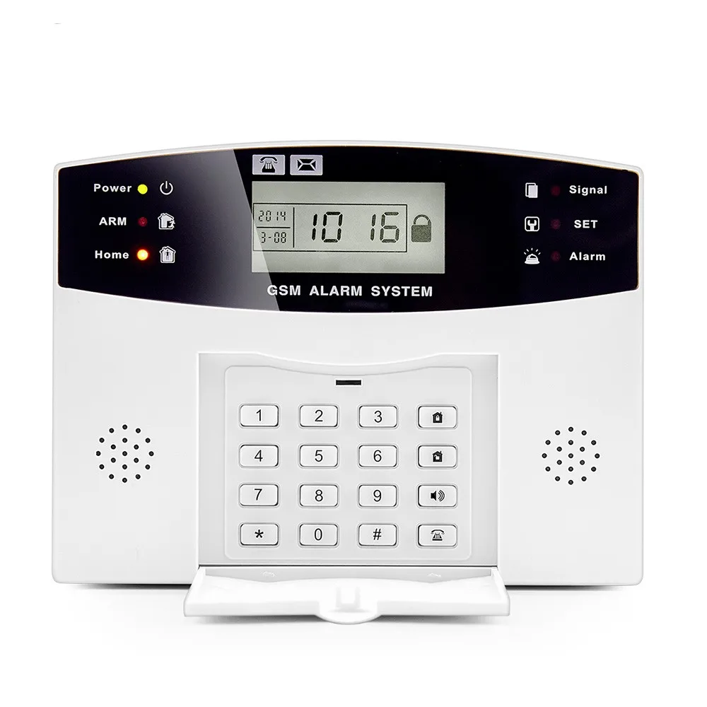 Fuers DP500 Home Security Wireless GSM Alarm System Android iPhone SMS Control Burglar Alarm System LCD Display Autodial
Fuers DP500 Home Security Wireless GSM Alarm System Android iPhone SMS Control Burglar Alarm System LCD Display Autodial
