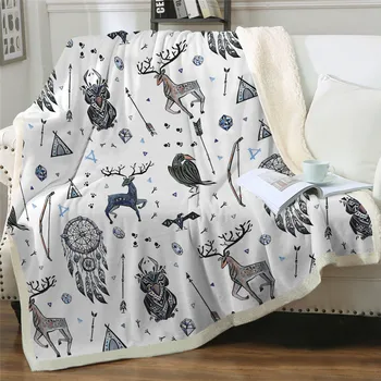 2020 New Elk Sherpa Blanket Tribal Bedding Animal Moose Eagle Bed Blanket Geometric Aztec Throw Blanket
2020 New Elk Sherpa Blanket Tribal Bedding Animal Moose Eagle Bed Blanket Geometric Aztec Throw Blanket