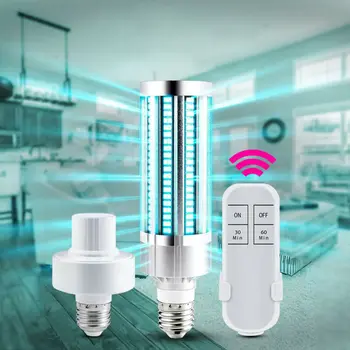 60W E26/E27 LED UV Light Ultraviolet Cleaning Lamp Bulb Remote Control UVC Germicidal Sterilization Disinfect Bactericidal Lamp
60W E26/E27 LED UV Light Ultraviolet Cleaning Lamp Bulb Remote Control UVC Germicidal Sterilization Disinfect Bactericidal Lamp