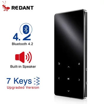 REDANT MP3 Player with Bluetooth Speaker Touch key Built-in 8GB 16GB HiFi Metal Mini Portable Walkman with radio FM recording
REDANT MP3 Player with Bluetooth Speaker Touch key Built-in 8GB 16GB HiFi Metal Mini Portable Walkman with radio FM recording