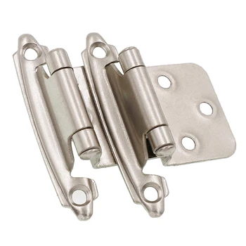 Lot Of 25 Pcs Self Closing Overlay Flush Cabinet Hinge - Satin Nickel 
Lot Of 25 Pcs Self Closing Overlay Flush Cabinet Hinge - Satin Nickel