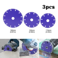 115/125/150mm Vacuum Brazed Diamond Saw Blade Multi-Purpose Demolition Cutting Disc For Steel Metal Stone Cast Iron Rebar
115/125/150mm Vacuum Brazed Diamond Saw Blade Multi-Purpose Demolition Cutting Disc For Steel Metal Stone Cast Iron Rebar