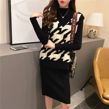 Sweater Women Office Vintage Pullover White With Black Sweater Women V Neck Sweater Female
Sweater Women Office Vintage Pullover White With Black Sweater Women V Neck Sweater Female