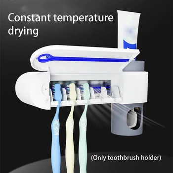 Detachable Automatic Toothbrush Holder Hotel Toothpaste Dispenser UV Sterilizer
Detachable Automatic Toothbrush Holder Hotel Toothpaste Dispenser UV Sterilizer