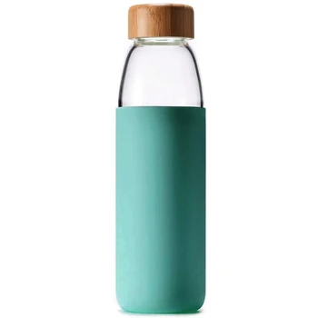 500 Ml Simple Design of Bamboo Cover Glass Water Bottle with Bamboo Lid and Silicone Protective Sleeve-Bpa Free
500 Ml Simple Design of Bamboo Cover Glass Water Bottle with Bamboo Lid and Silicone Protective Sleeve-Bpa Free