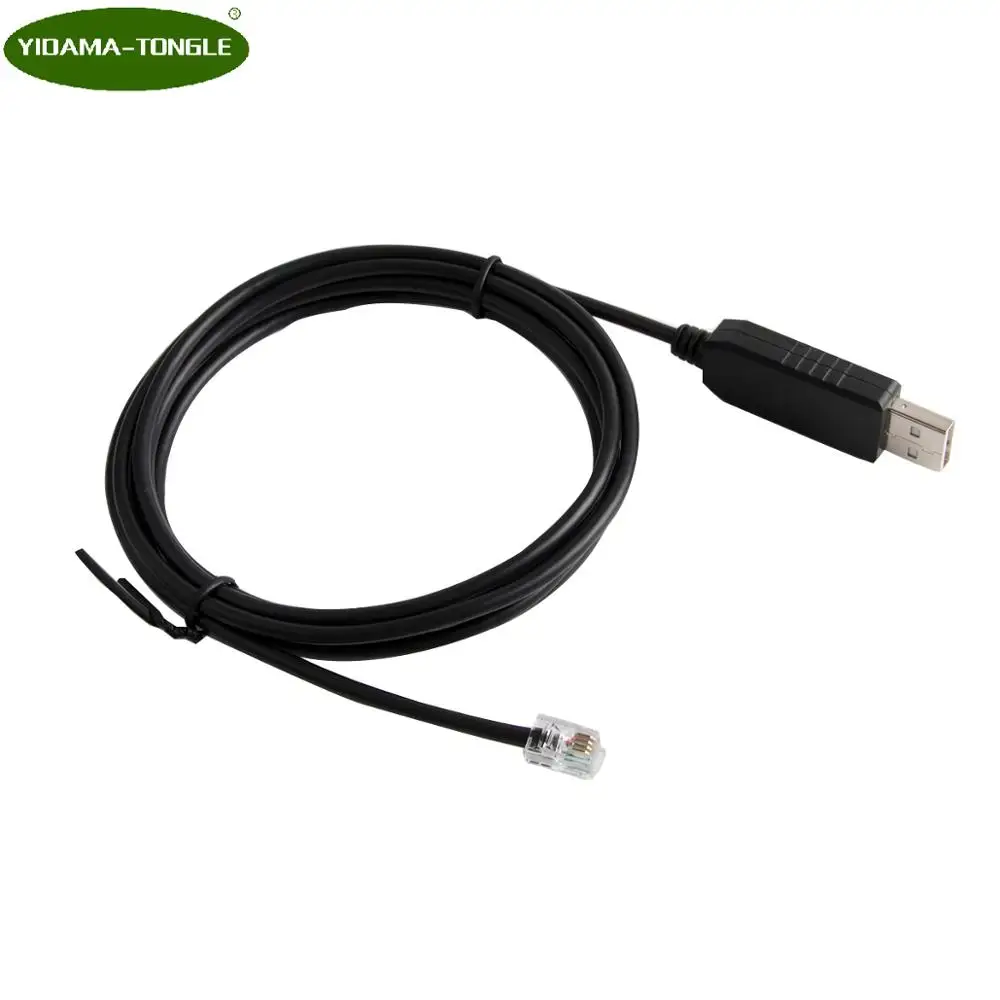 

FTDI USB to RJ9 4P4C RS232 Serial Converter Adapter Cable for Celestron Nexstar EQ6 Telescopes PC USB Connect Hand Control