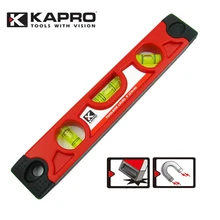 KAPRO Magnetic Spirit Level Ruler Mini Portable Torpedo Water Level Indicator Triple Bubble Measurement Tool Triple Bubble 23cm
KAPRO Magnetic Spirit Level Ruler Mini Portable Torpedo Water Level Indicator Triple Bubble Measurement Tool Triple Bubble 23cm