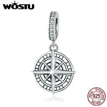 WOSTU 925 Sterling Silver Heart Dazzling Compass Charm Fit Original Bracelet DIY Necklace Pendant Cool Explorer Jewelry CTC383
WOSTU 925 Sterling Silver Heart Dazzling Compass Charm Fit Original Bracelet DIY Necklace Pendant Cool Explorer Jewelry CTC383