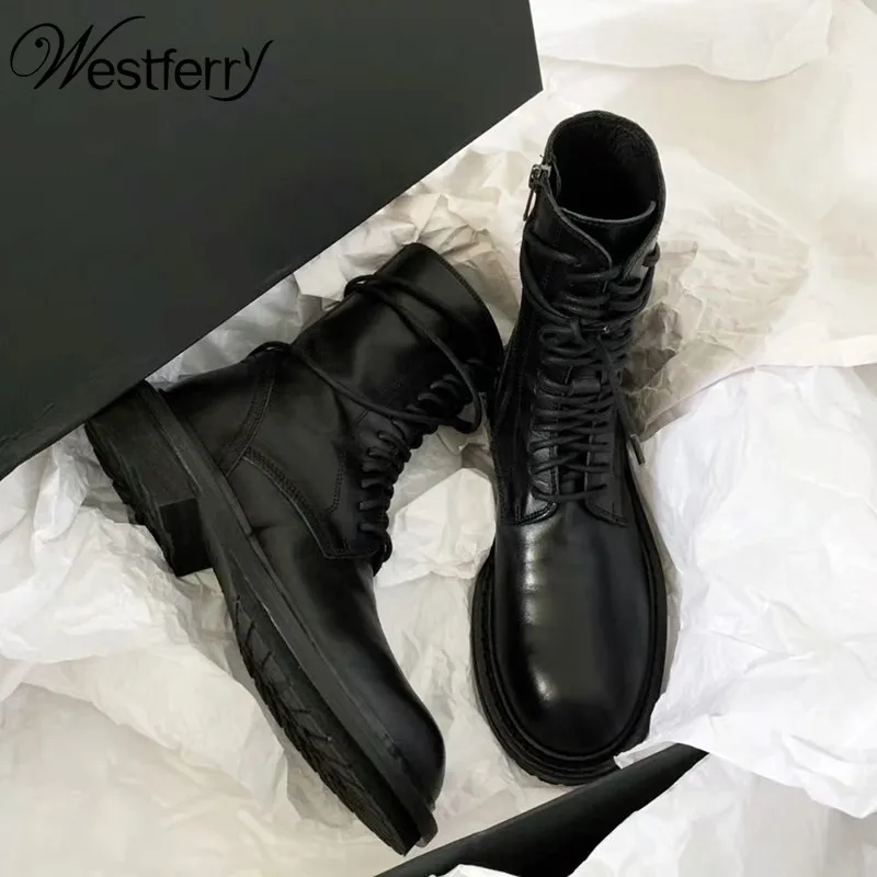 

Martin boots women's boots England wind flat handsome in the tube motorcycle boots autumn and winter high help knight boots thin