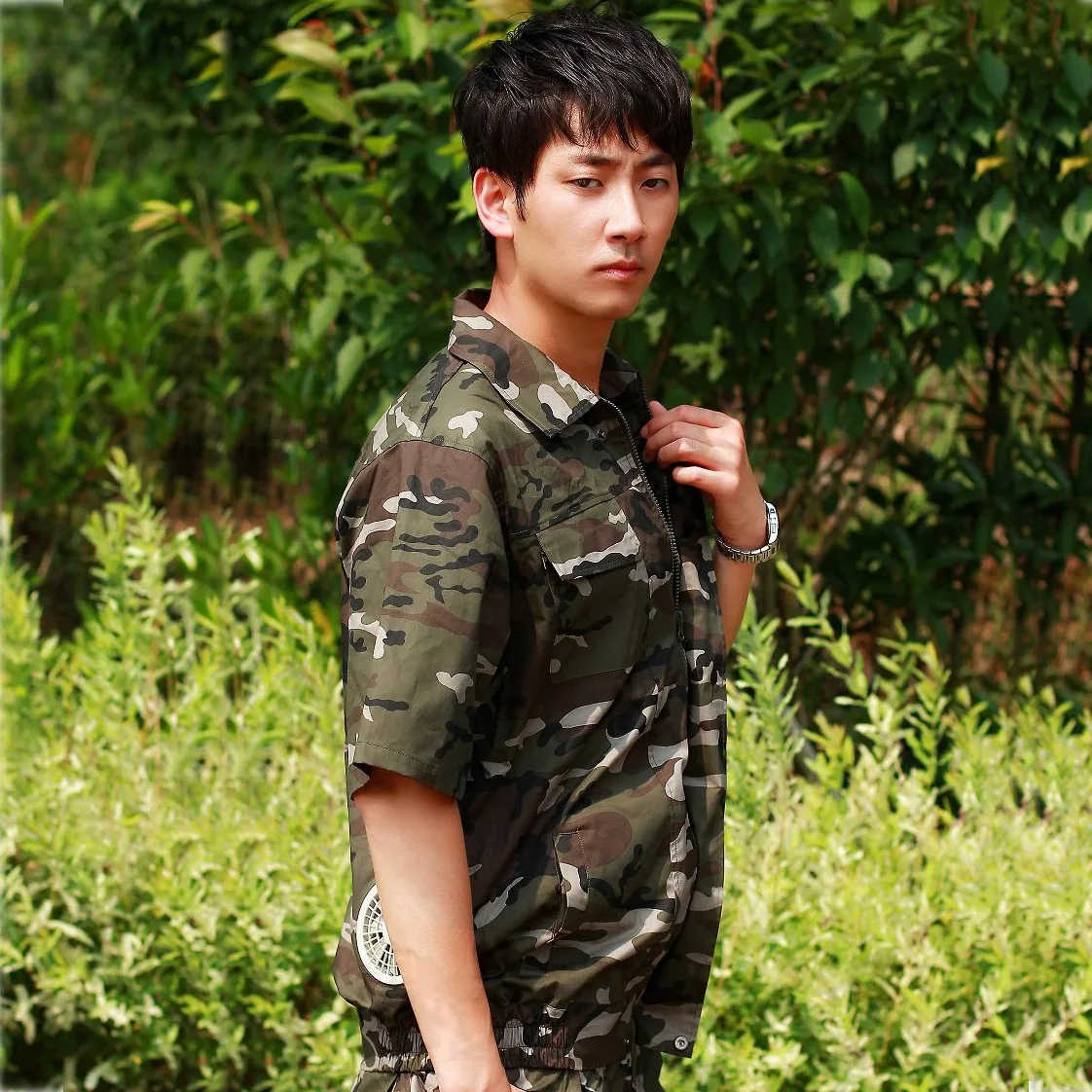 Summer Saima Cooling Fan Air Conditioning Clothes Outdoor Camouflage Short Sleeve Fan Service High Temperature Summer Cooling Wo
Summer Saima Cooling Fan Air Conditioning Clothes Outdoor Camouflage Short Sleeve Fan Service High Temperature Summer Cooling Wo