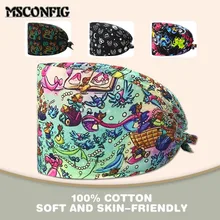 New Fashion Cotton Cartoon Print Ladies Nurse Cap Adjustable Work Beauty Salon Nursing Unisex Surgical Scrub
New Fashion Cotton Cartoon Print Ladies Nurse Cap Adjustable Work Beauty Salon Nursing Unisex Surgical Scrub