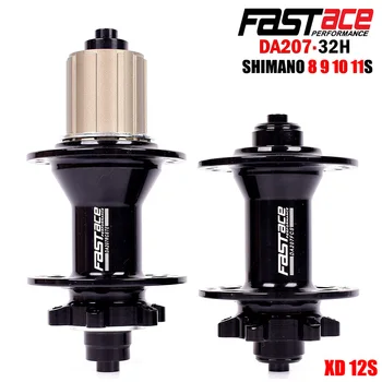 FASTACE MTB bike disc brake hub 32 hole quick release Through axis 8-11 speed XD 12 speed ENDURO bearing mountain bike hub DA207
FASTACE MTB bike disc brake hub 32 hole quick release Through axis 8-11 speed XD 12 speed ENDURO bearing mountain bike hub DA207