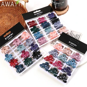 AWAYTR 12 Pcs/Lot Small Acrylic Hair Crab Clip Popular Women Girl's Flowers Gripper Children Hair Claw Clamps Hair Accessories
AWAYTR 12 Pcs/Lot Small Acrylic Hair Crab Clip Popular Women Girl's Flowers Gripper Children Hair Claw Clamps Hair Accessories