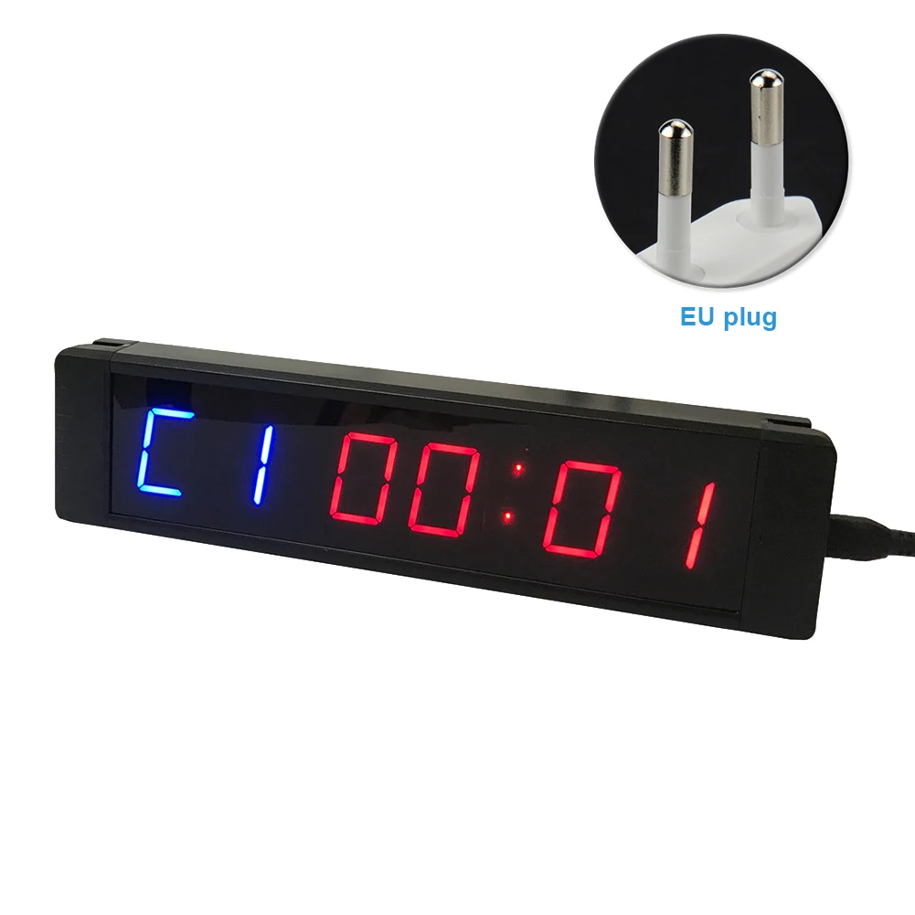 Black Electronic Timer Countdown Alarm Tools Sports Gym Remote Control Square LCD Displays Aluminum Digital Clock Multifunction
Black Electronic Timer Countdown Alarm Tools Sports Gym Remote Control Square LCD Displays Aluminum Digital Clock Multifunction