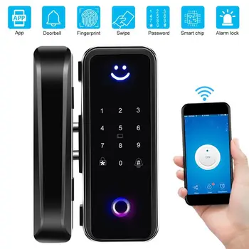 Glass Door Fingerprint Password IC Card Bluetooth APP Lock Access Control System Glass Door Lock
Glass Door Fingerprint Password IC Card Bluetooth APP Lock Access Control System Glass Door Lock