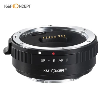 K&F CONCEPT EF-E AF II Lens Mount Adapter Ring with Tripod Mount for EF-Mount Lens to E-Mount Camera for Sony A9/A7R2/A7M2/ 
K&F CONCEPT EF-E AF II Lens Mount Adapter Ring with Tripod Mount for EF-Mount Lens to E-Mount Camera for Sony A9/A7R2/A7M2/