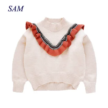 2019 autumn and winter children's sweater girls fashion ruffles sweater kids warm tops lace sweater clothes
2019 autumn and winter children's sweater girls fashion ruffles sweater kids warm tops lace sweater clothes