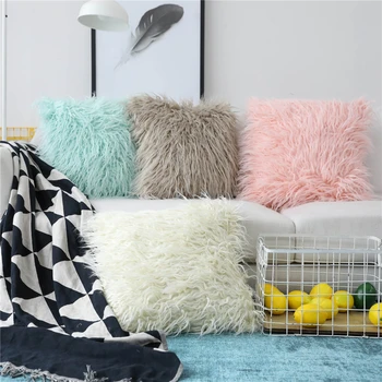 Soft Plush Cushion Cover Home Decorative Sofa Bed Quality Faux Fur Pillowcase Pink White Home Pillow 45*45cm Throw Pillow Covers
Soft Plush Cushion Cover Home Decorative Sofa Bed Quality Faux Fur Pillowcase Pink White Home Pillow 45*45cm Throw Pillow Covers