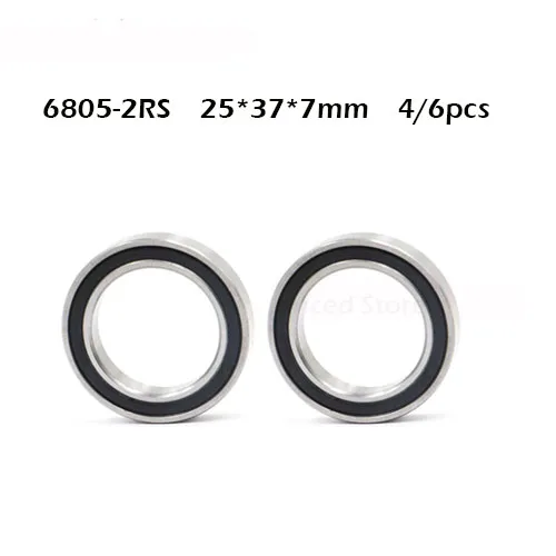 Free shipping 4/6pcs 6805-2RS 6805RS 6805 rs 25 x 37 x 7mm Metric Thin Section Deep Groove Ball Bearings
Free shipping 4/6pcs 6805-2RS 6805RS 6805 rs 25 x 37 x 7mm Metric Thin Section Deep Groove Ball Bearings