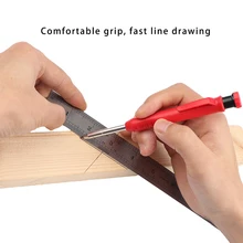 Carpenter Pencil Set Refill Leads Built-in Sharpener Deep Hole For Carpenter Scriber Arch Mechanical Pencil Solid Marker Tool
Carpenter Pencil Set Refill Leads Built-in Sharpener Deep Hole For Carpenter Scriber Arch Mechanical Pencil Solid Marker Tool