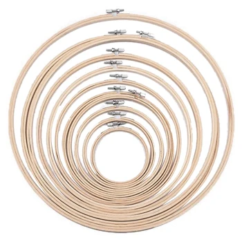 BEAU-11Pcs DIY Embroidery Hoops Frame Set Cross Stitch Round Loop Hand Sewing Tools Bamboo Embroidery Rings Circle 10-40cm
BEAU-11Pcs DIY Embroidery Hoops Frame Set Cross Stitch Round Loop Hand Sewing Tools Bamboo Embroidery Rings Circle 10-40cm