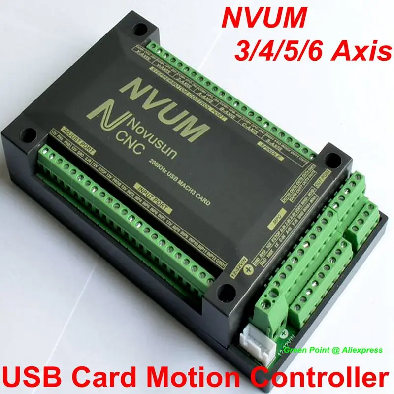 NVUMV2.1 3/4/5/6 Axis CNC контроллер движения MACH3 USB карта 250HKz интерфейсная плата Stepper/Servo Windows 2000/XP/Vista/7
NVUMV2.1 3/4/5/6 Axis CNC контроллер движения MACH3 USB карта 250HKz интерфейсная плата Stepper/Servo Windows 2000/XP/Vista/7