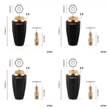 Auto Parts 3000Psi Spiral Nozzle High Pressure Cleaner Rotating Turbine Nozzle One Loaded
Auto Parts 3000Psi Spiral Nozzle High Pressure Cleaner Rotating Turbine Nozzle One Loaded