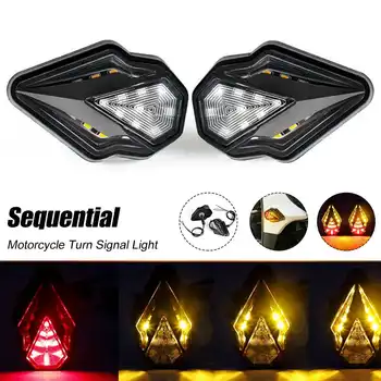 2PCS Motorcycle Sequential Flush Mount Turn Signal Red Yellow LED Turn Signal Lights Break Lamp
2PCS Motorcycle Sequential Flush Mount Turn Signal Red Yellow LED Turn Signal Lights Break Lamp