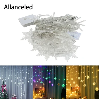 LED Snowflake Fairy String Curtain Window Lights Twinkle Flashing Lights Waterproof Outdoor Holiday Party Christmas Decor
LED Snowflake Fairy String Curtain Window Lights Twinkle Flashing Lights Waterproof Outdoor Holiday Party Christmas Decor