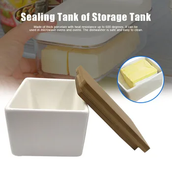 Square Ceramic Butter Container Airtight Simple Butter Keeper with Lid Kitchen Storage HY99
Square Ceramic Butter Container Airtight Simple Butter Keeper with Lid Kitchen Storage HY99