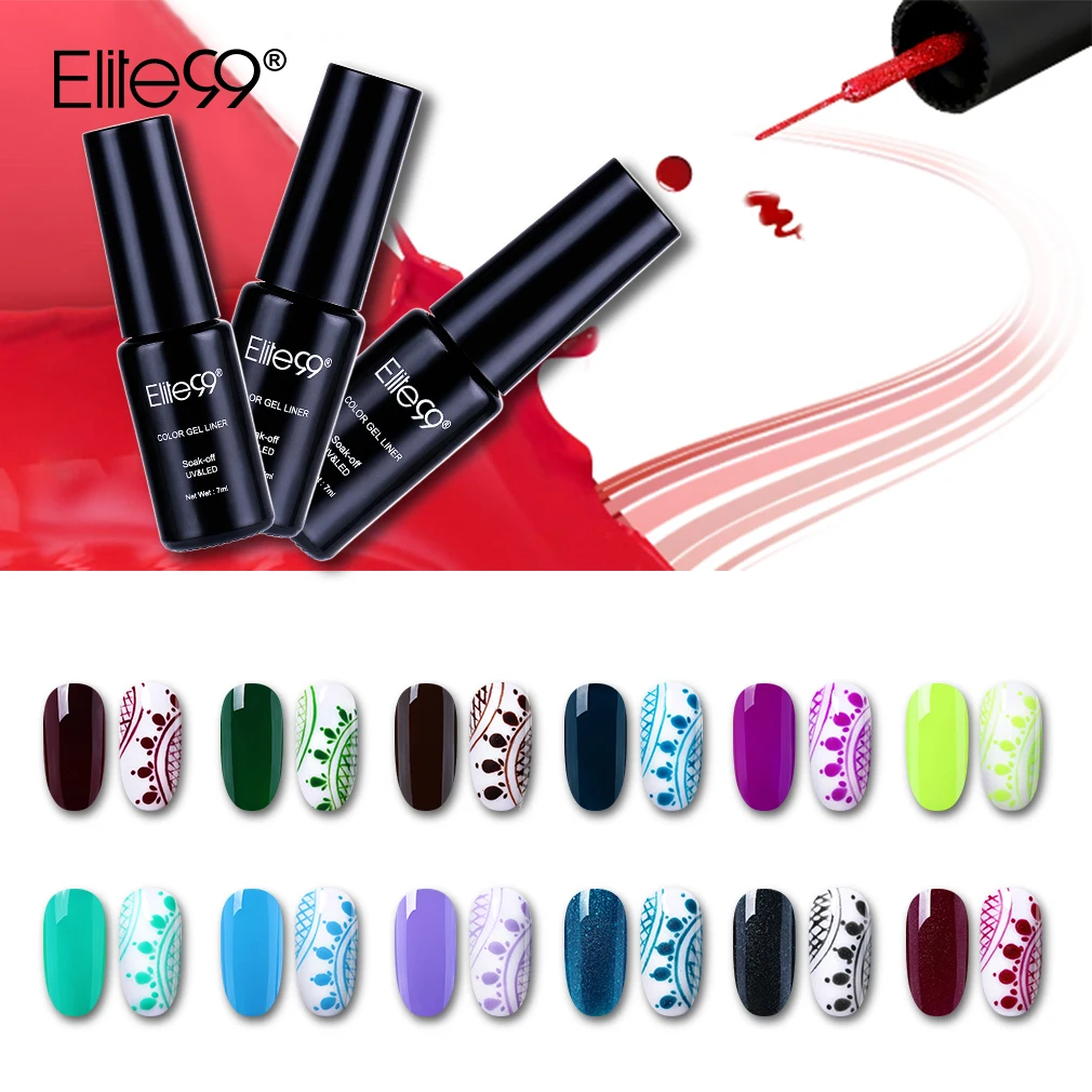 Elite99 Nail Painting Gel Line Varnish UV Gel Polish Liner Spider Flowers Drawing Glitter Lacquer For Nails Art Decor Manicure
Elite99 Nail Painting Gel Line Varnish UV Gel Polish Liner Spider Flowers Drawing Glitter Lacquer For Nails Art Decor Manicure