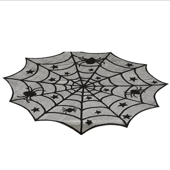 2 Pcs Table Runner Halloween Lace Spider Web Desktop Table Cover Fireplace Cloth for Christmas
2 Pcs Table Runner Halloween Lace Spider Web Desktop Table Cover Fireplace Cloth for Christmas