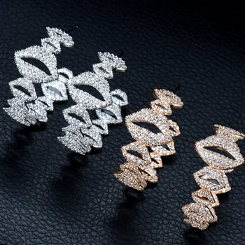 HIBRIDE Trendy Geometric Ver Lip Hoop Earrings For Women Accessories Cubic Zirconia Earrings Jewelry pendientes mujer moda E-844
HIBRIDE Trendy Geometric Ver Lip Hoop Earrings For Women Accessories Cubic Zirconia Earrings Jewelry pendientes mujer moda E-844