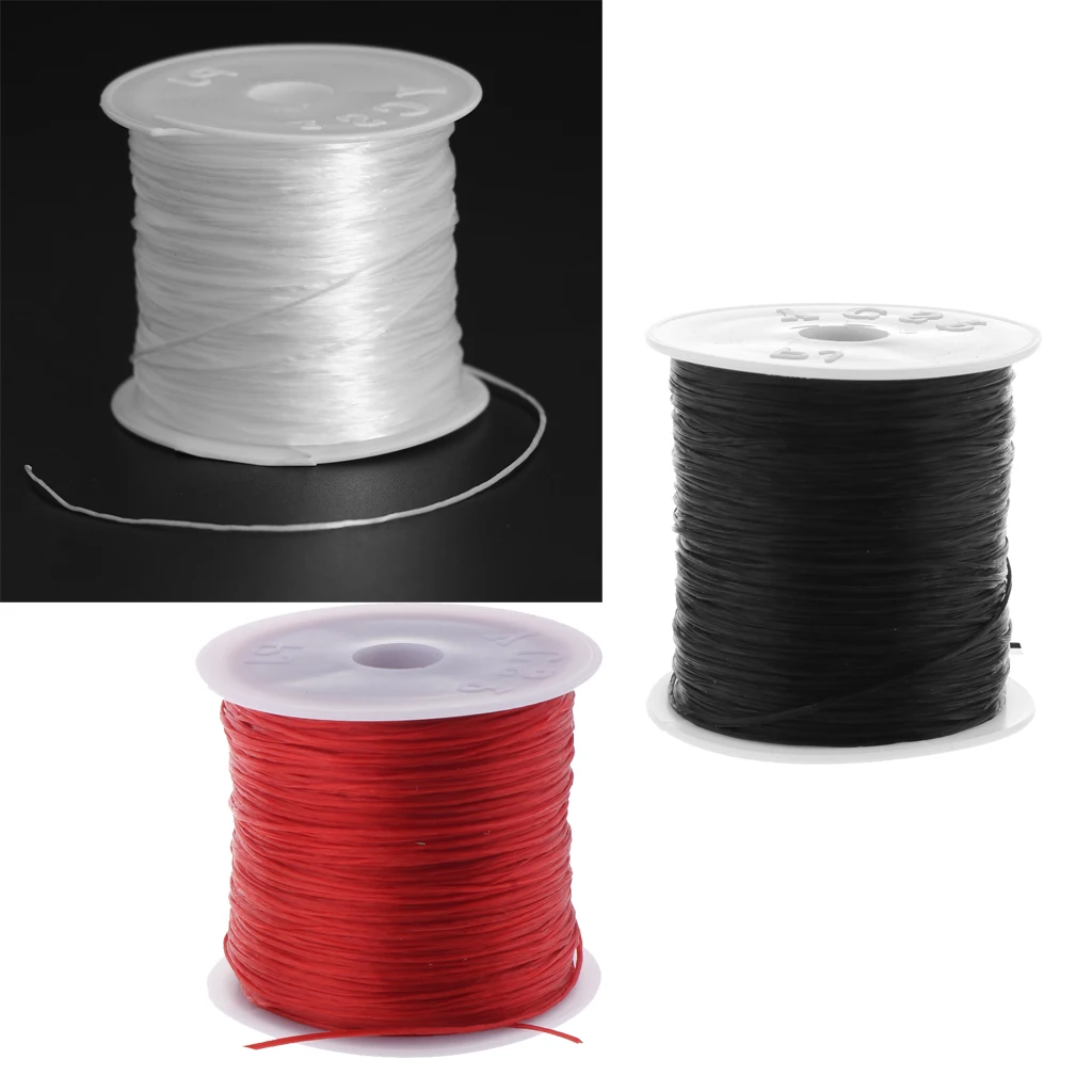 50 Meters Elastic Cord Crafting Cords for Jewelry Making Roll Organizer 50 Meters Elastic Cord Crafting Cords for Jewelry Making Roll Organizer