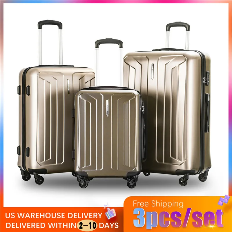 3pcs/set Blue High Quality Hard ABS Multi-model Rolling Suitcase Black Suitcase Suitable for Business Vacation
3pcs/set Blue High Quality Hard ABS Multi-model Rolling Suitcase Black Suitcase Suitable for Business Vacation