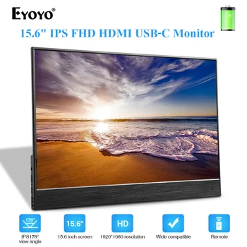EYOYO EM15S Screen Portable Gaming Monitor 1920x1080 FHD IPS 15.6" HDMI USB C Display For Laptop PC 5000mAh Rechargeable Battery
EYOYO EM15S Screen Portable Gaming Monitor 1920x1080 FHD IPS 15.6" HDMI USB C Display For Laptop PC 5000mAh Rechargeable Battery