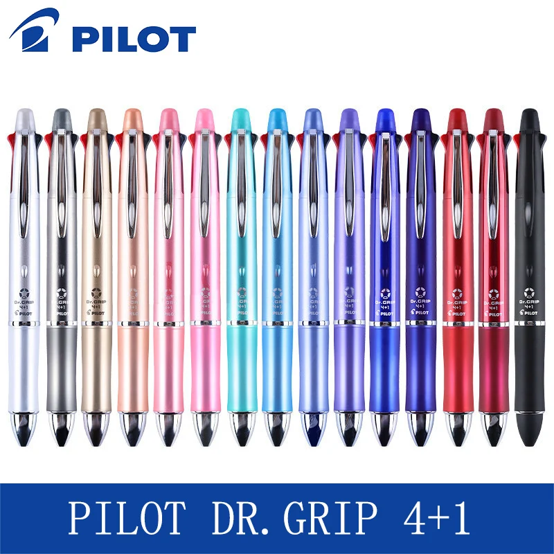 1 шт. многофункциональная ручка Pilot Dr.Grip 4 + шариковая 0 5/0 7 механический карандаш 5