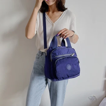 Women Nylon Waterproof Backpack Classic Texture Delicate Creative Chic Schoolbag Multi Pocket Shoulder Messenger Bags
Women Nylon Waterproof Backpack Classic Texture Delicate Creative Chic Schoolbag Multi Pocket Shoulder Messenger Bags
