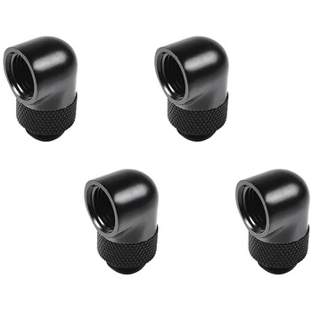 4Pcs / Lot G1 / 4 Inch 90 Rotary Compression Fitting 90 Degree Rotary Fitting Water Cooling Adaptors Metal Connector
4Pcs / Lot G1 / 4 Inch 90 Rotary Compression Fitting 90 Degree Rotary Fitting Water Cooling Adaptors Metal Connector